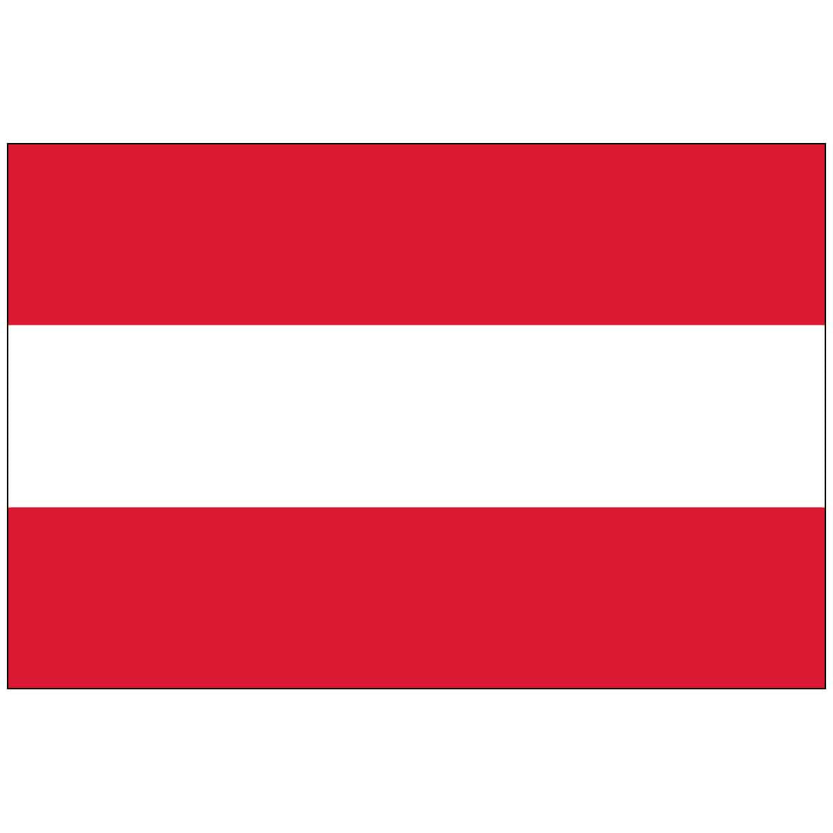 Austria (UN) World Flag no eagle