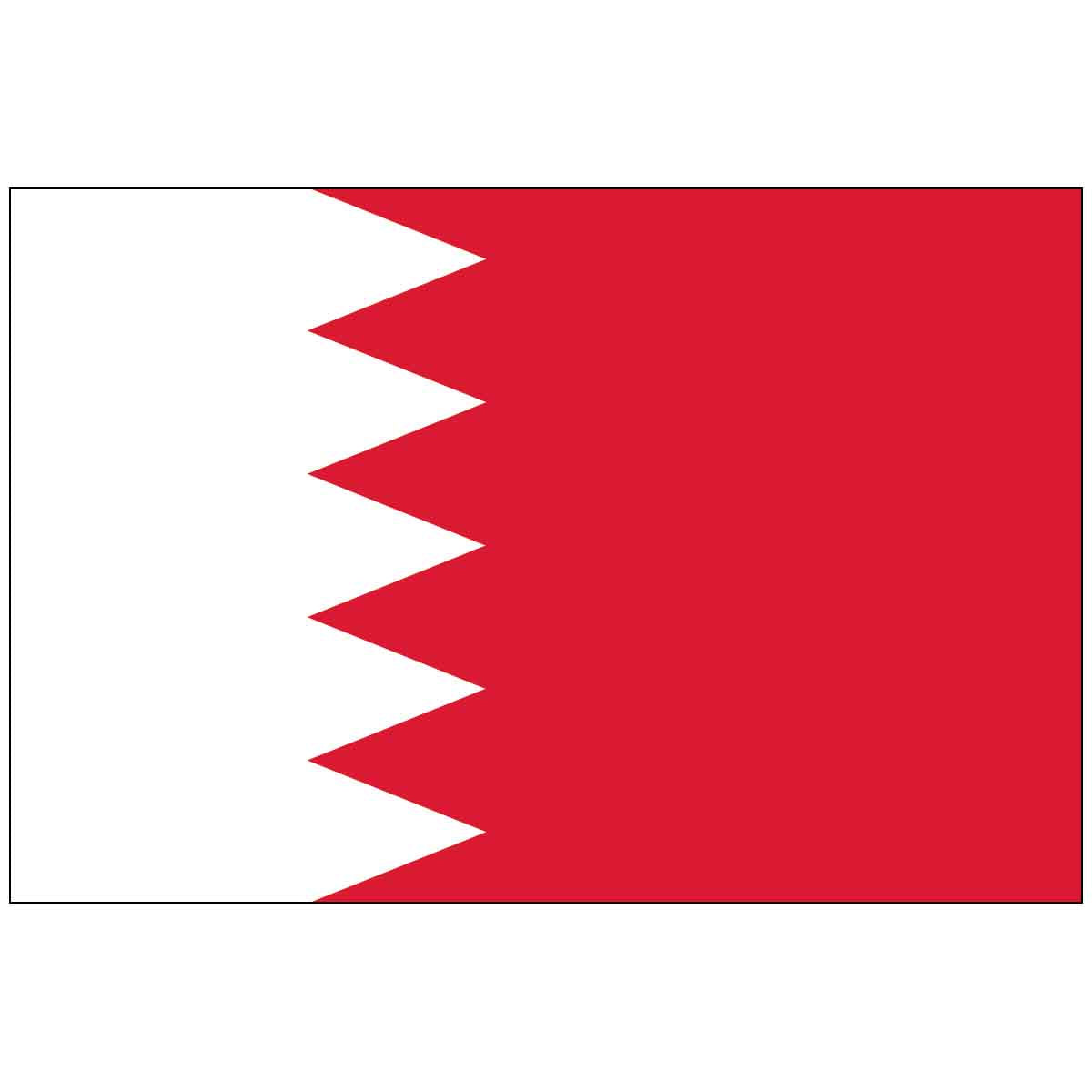 Bahrain (UN) World Flag