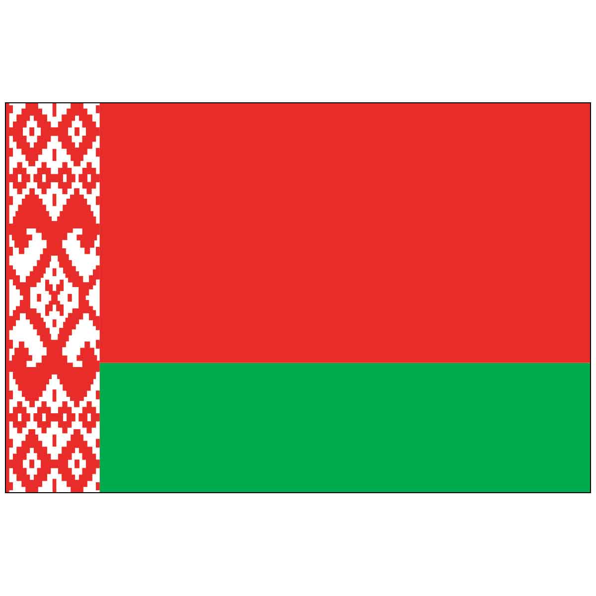Belarus (UN) World Flag