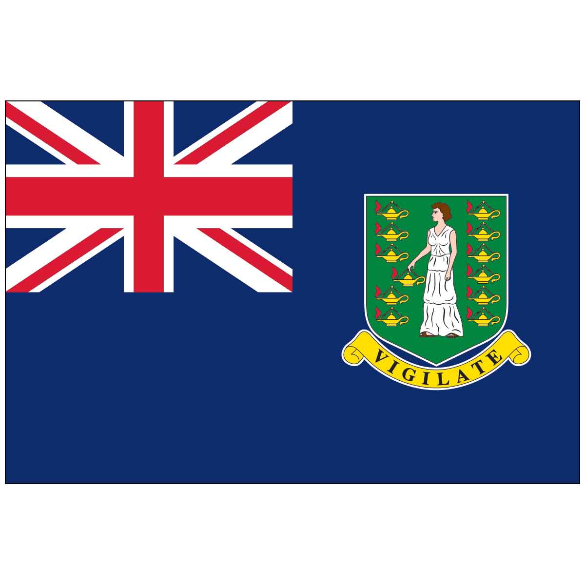 British Virgin Islands World Flag