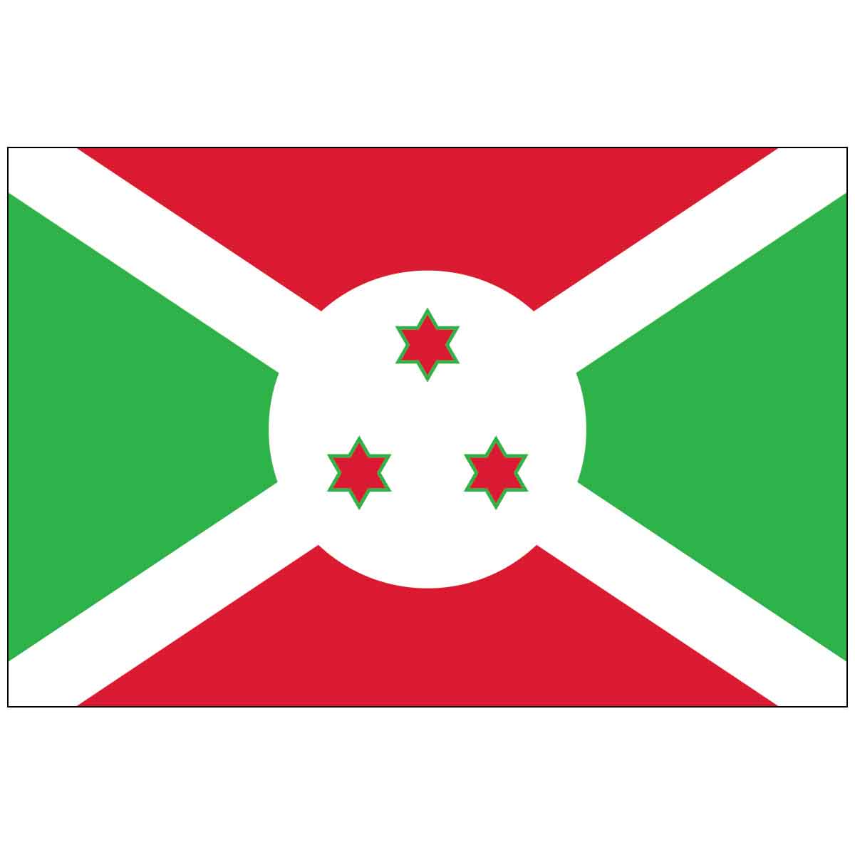 Burundi (UN) World Flag