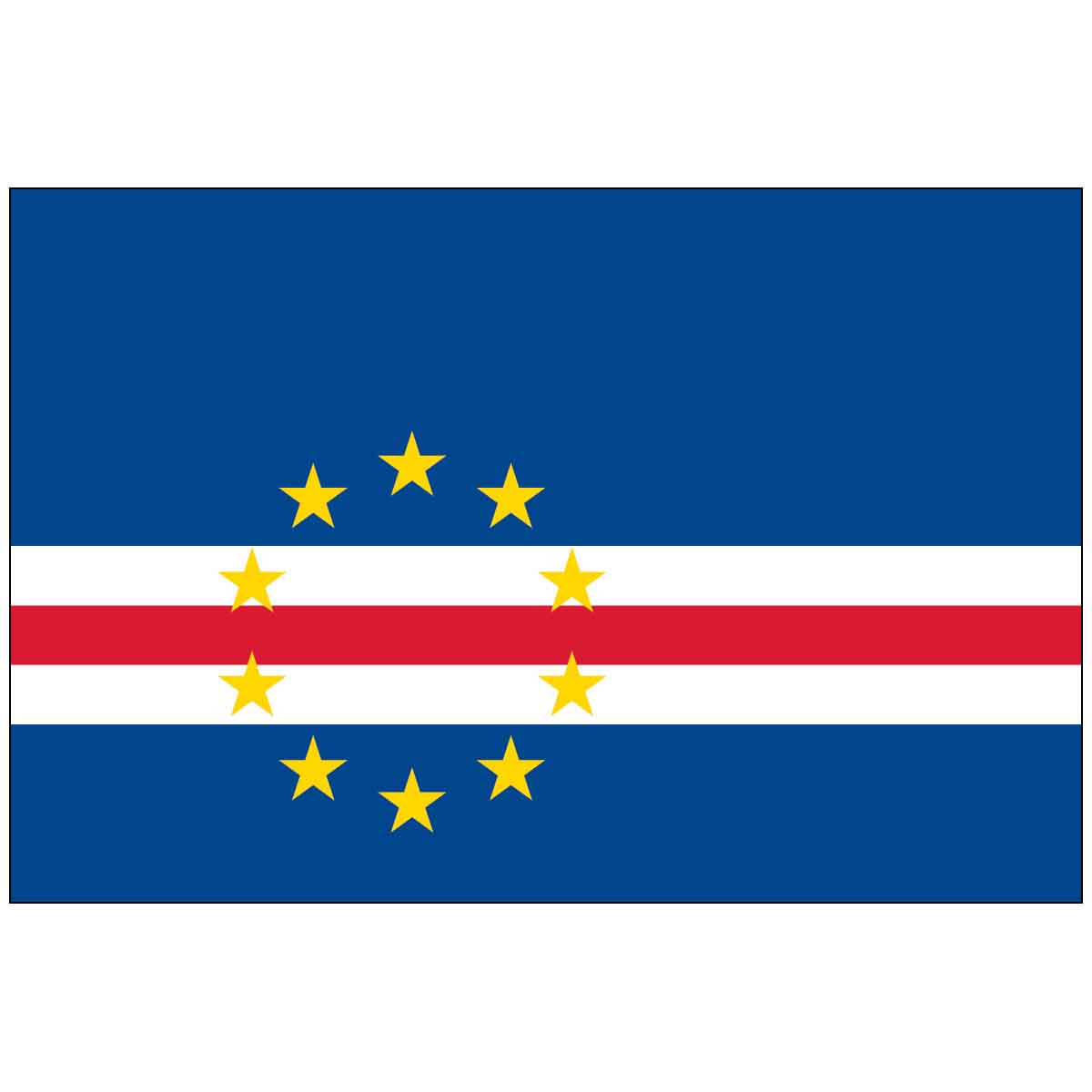 Cape Verde (UN) World Flag