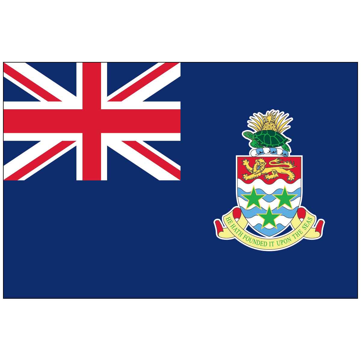 Cayman Islands (BLUE) World Flag