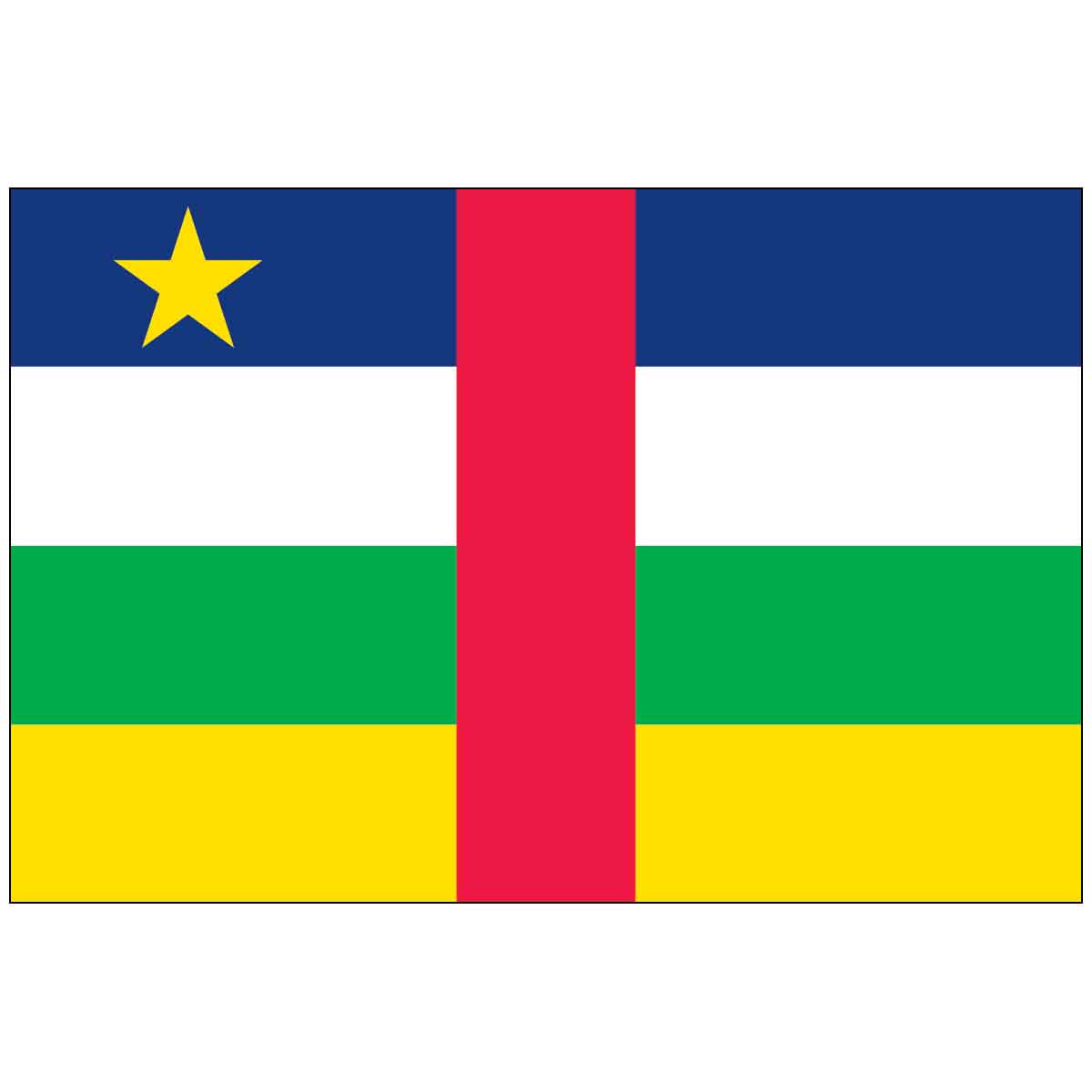 Central African Republic (UN) World Flag