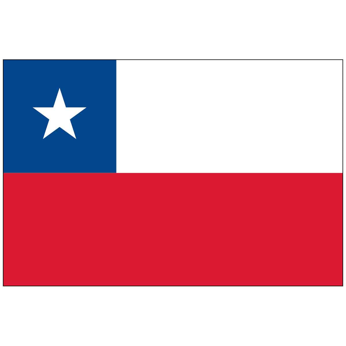3' x 5' Chile (UN/OAS) World Flag - e-poly