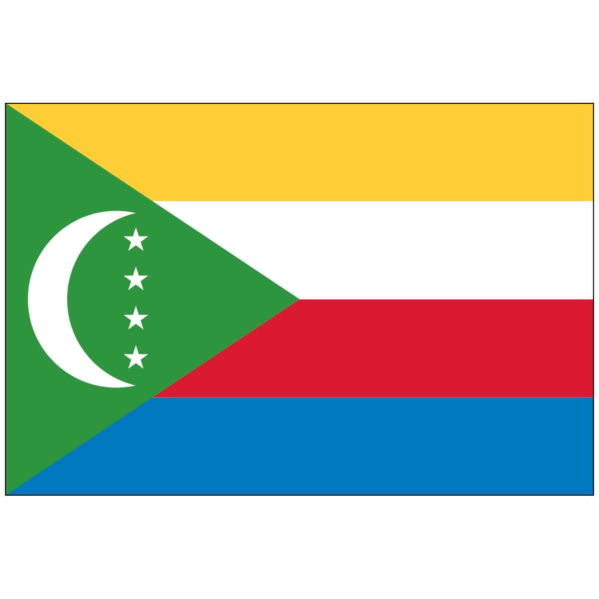 Comoros (UN) World Flag