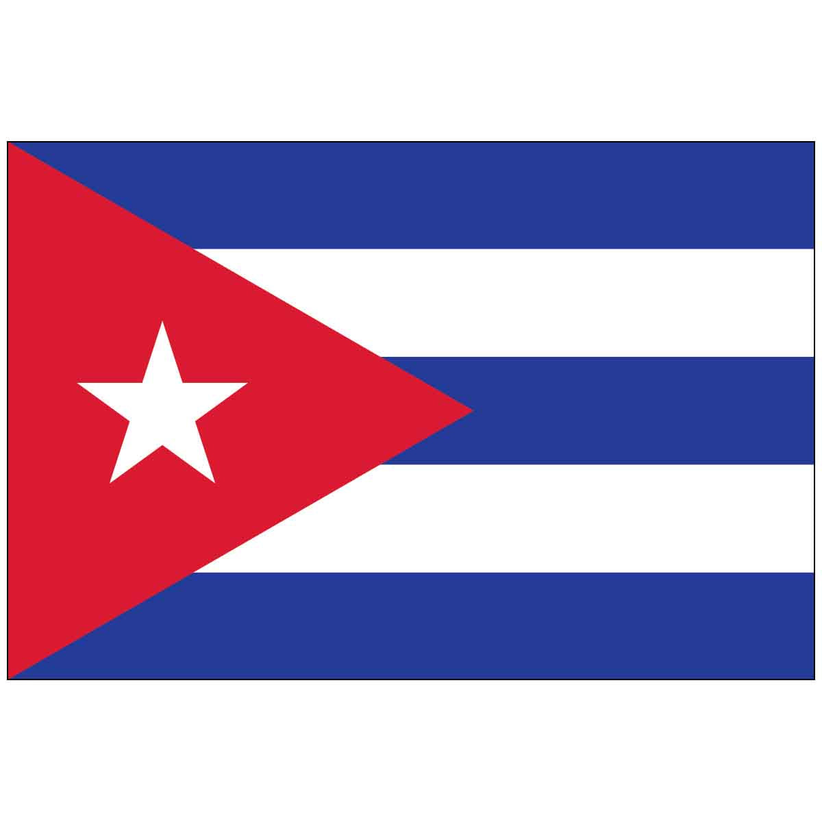 Cuba (UN/OAS) World Flag