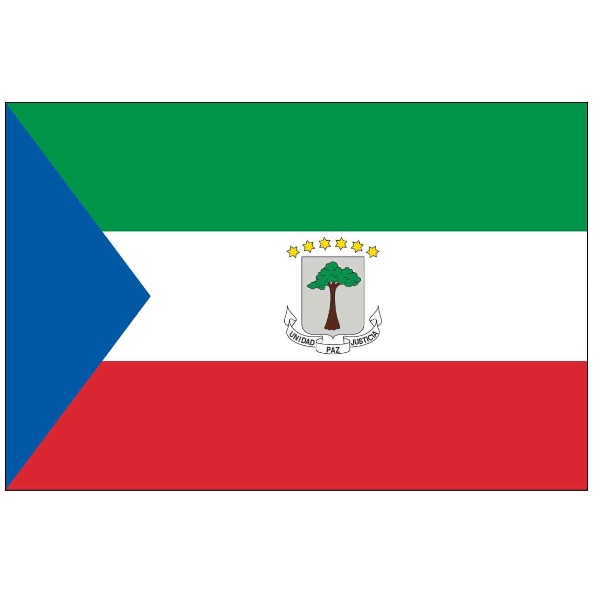 Equatorial Guinea (UN) World Flag