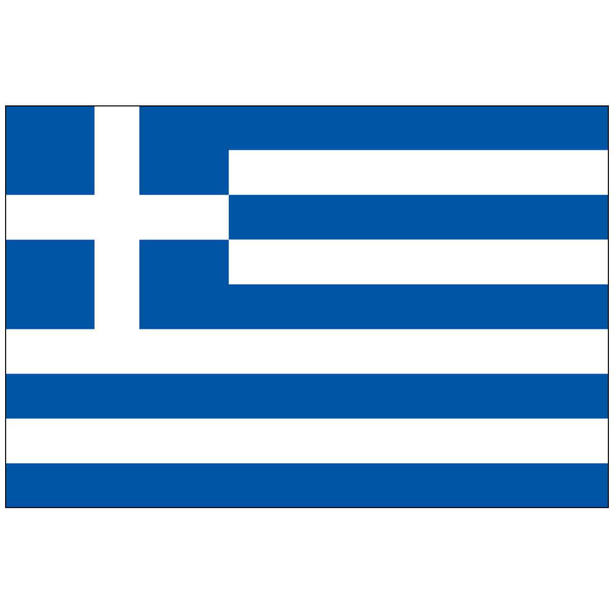3' x 5' Greece (UN) World Flag - e-poly