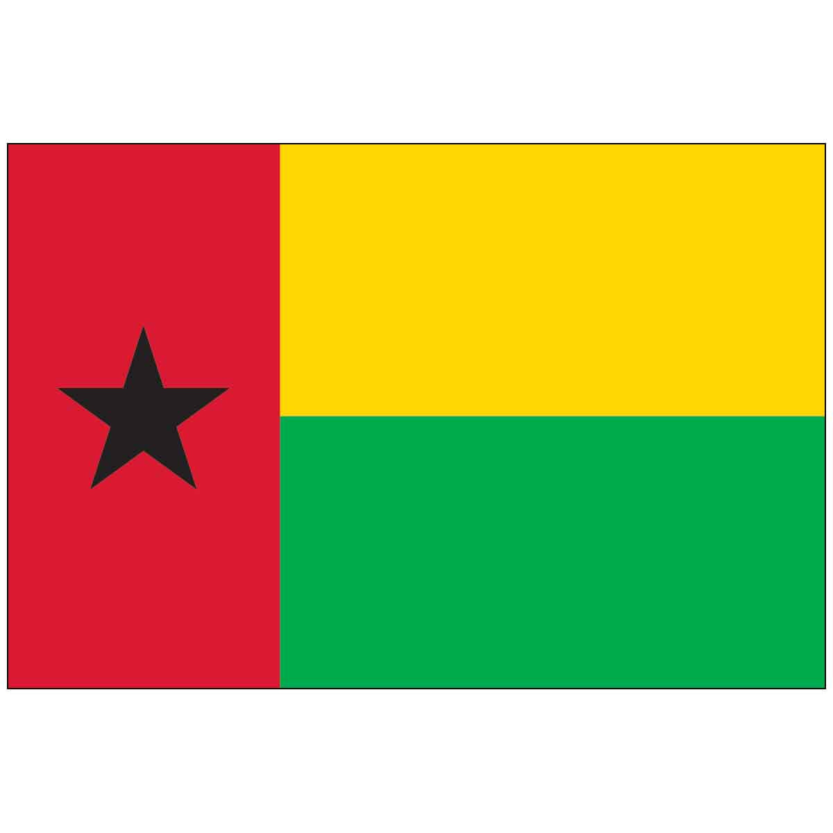 Guinea-Bissau (UN) World Flag