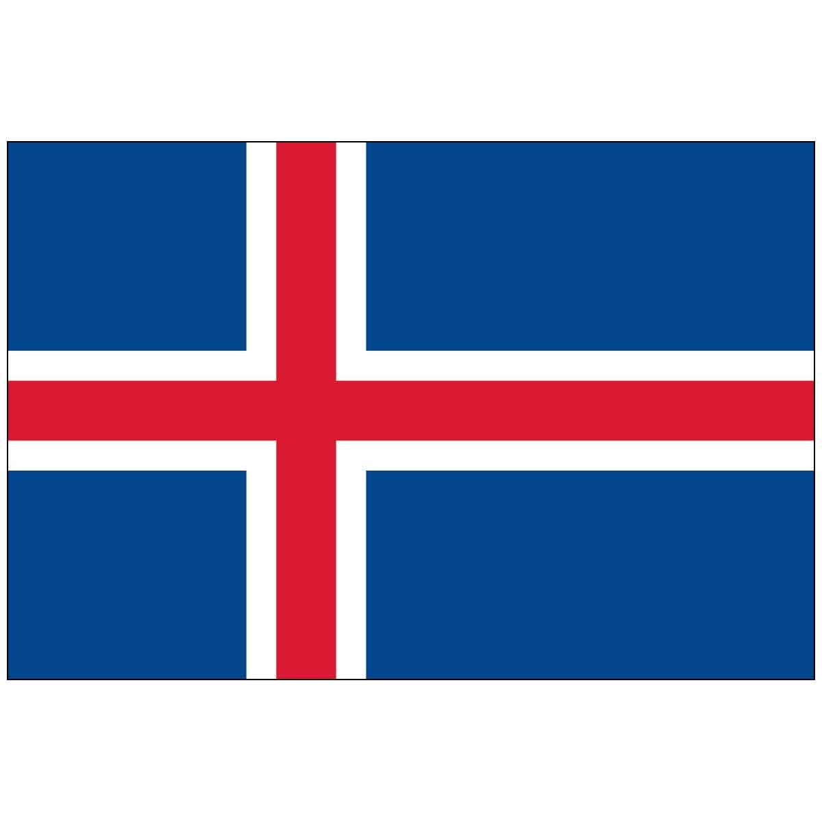 Iceland (UN) World Flag