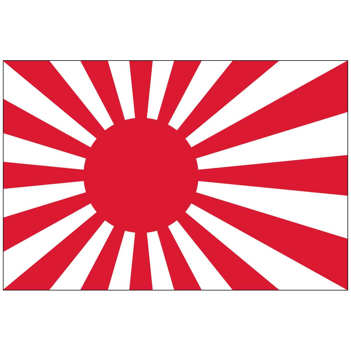 Japanese Ensign World Flag