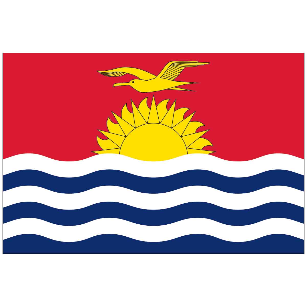 Kiribati (UN) World Flag