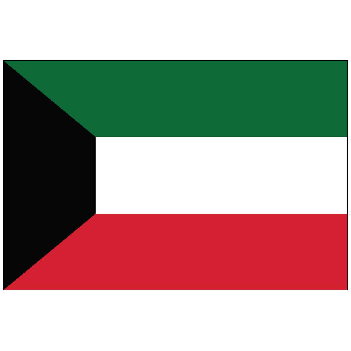 Kuwait (UN) World Flag