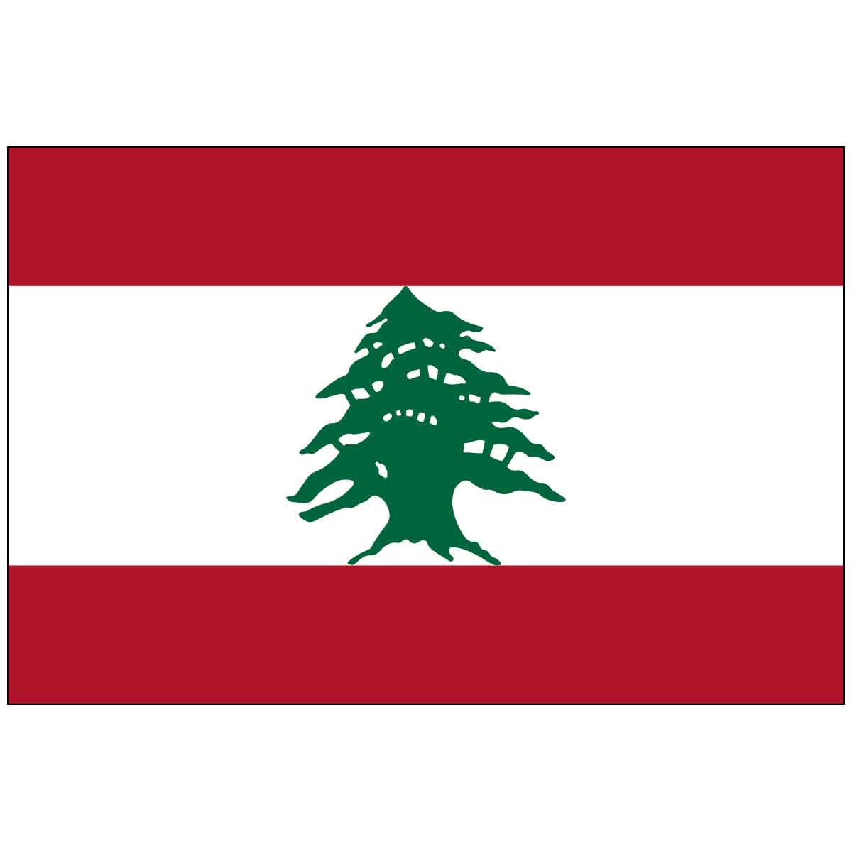 Lebanon (UN) World Flag