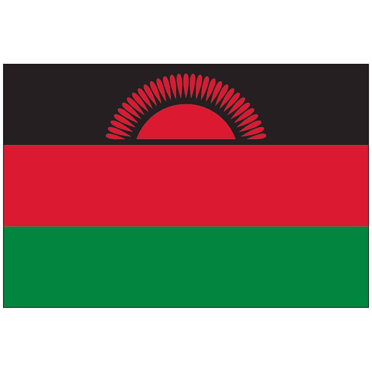 Malawi (UN) World Flag