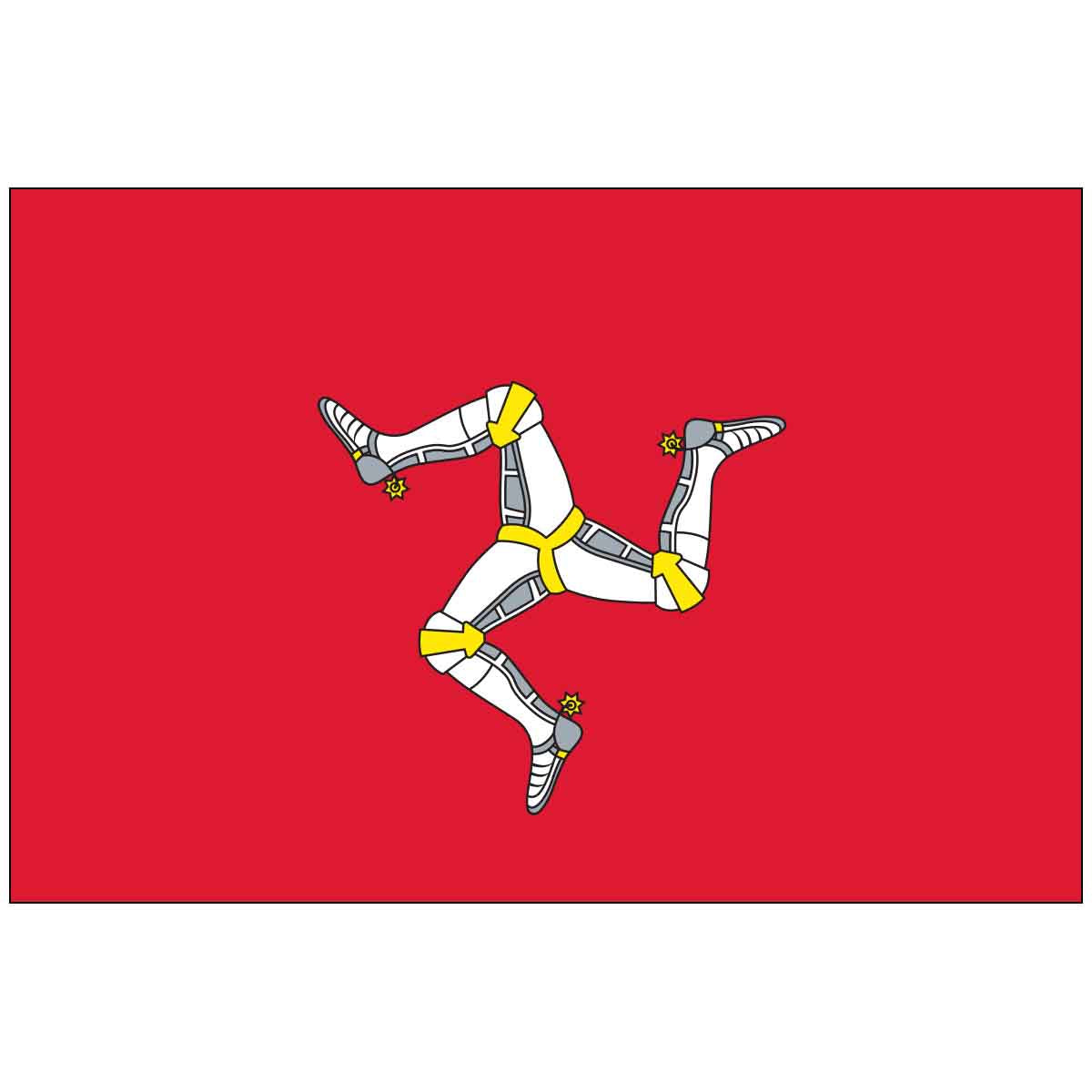 3' x 5' Isle of Man World Flag