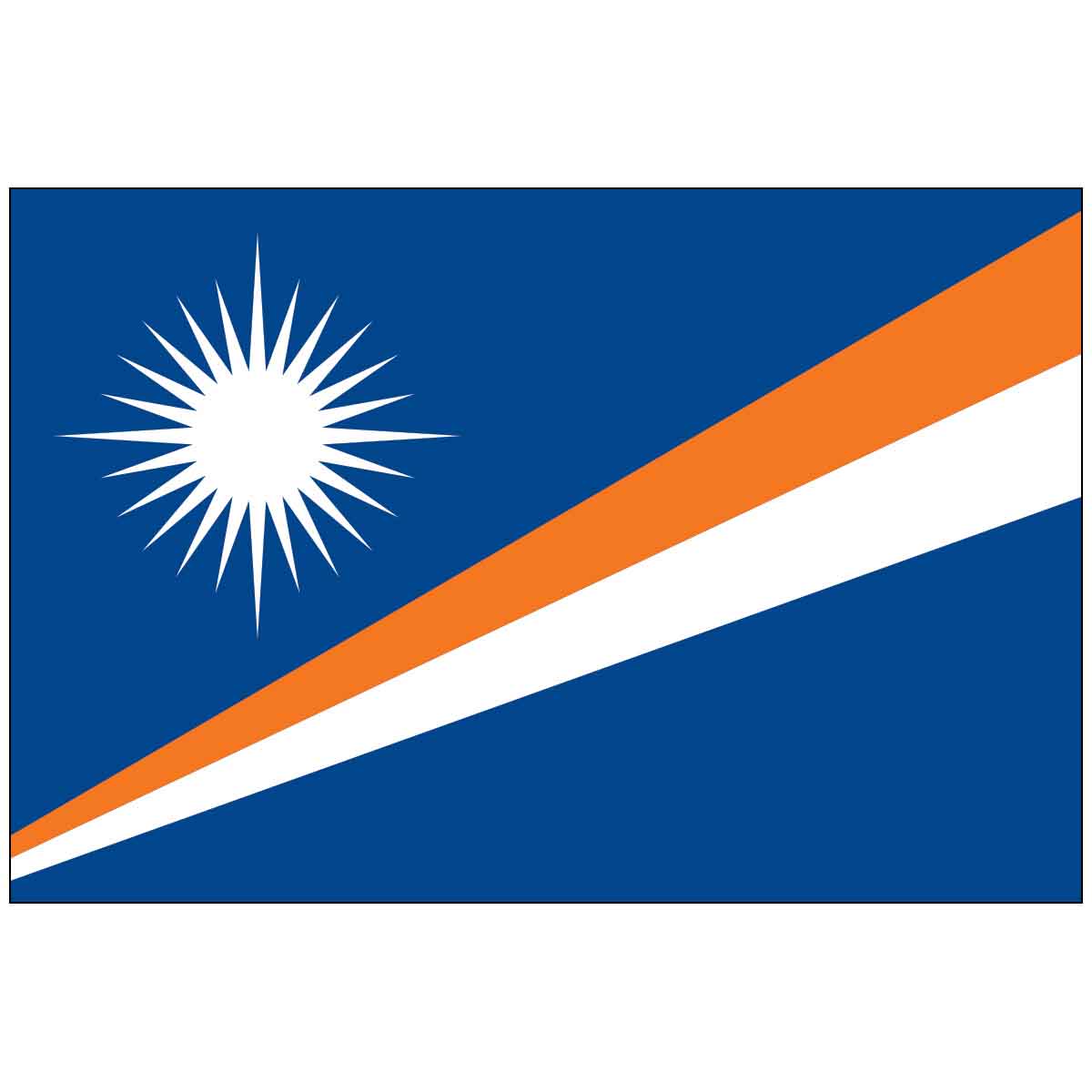 Marshall Islands (UN) World Flag