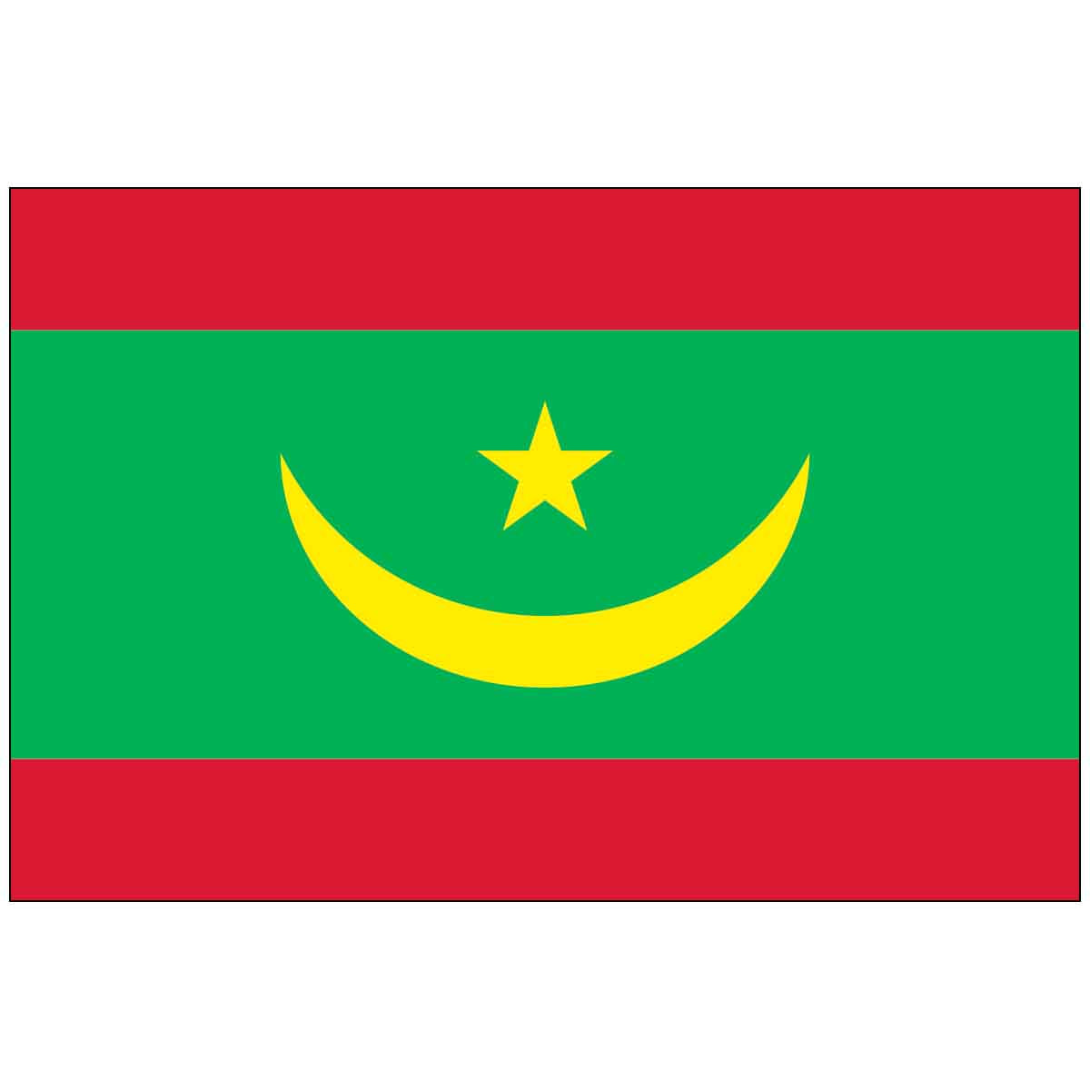 Mauritania (UN) World Flag