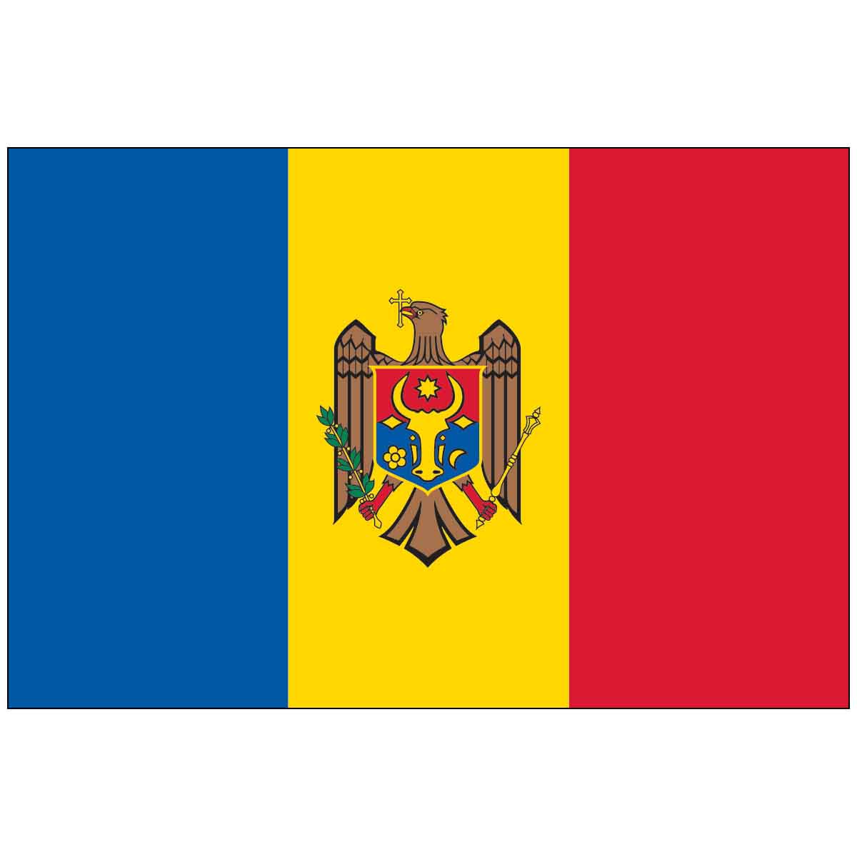 Moldova (UN) World Flag