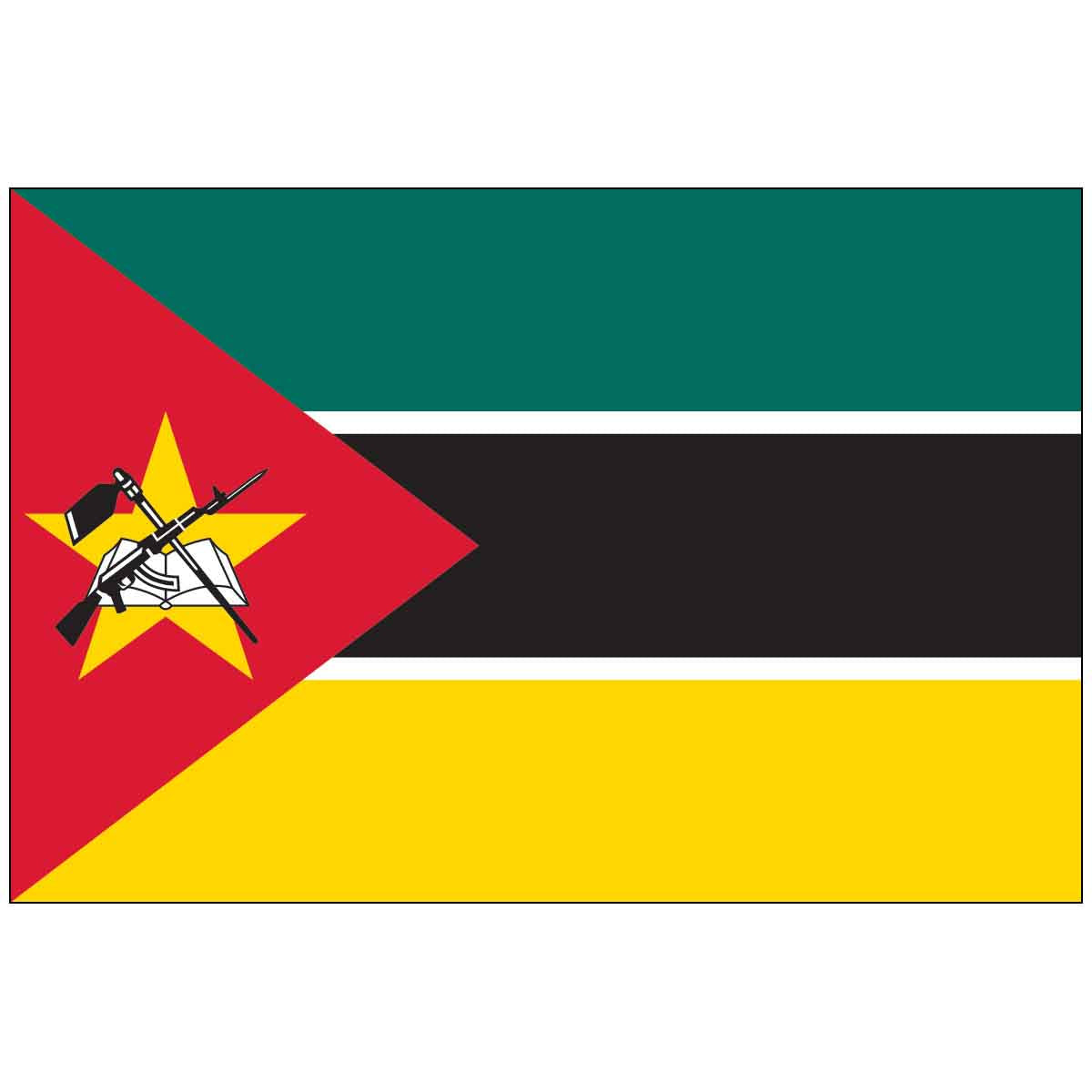 Mozambique (UN) World Flag