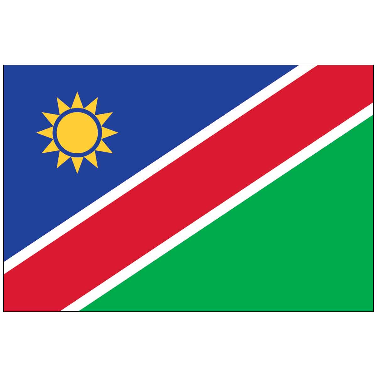 Namibia (UN) World Flag