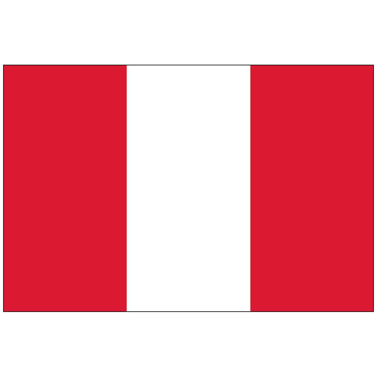 Peru (UN/OAS) World Flag (No Seal)