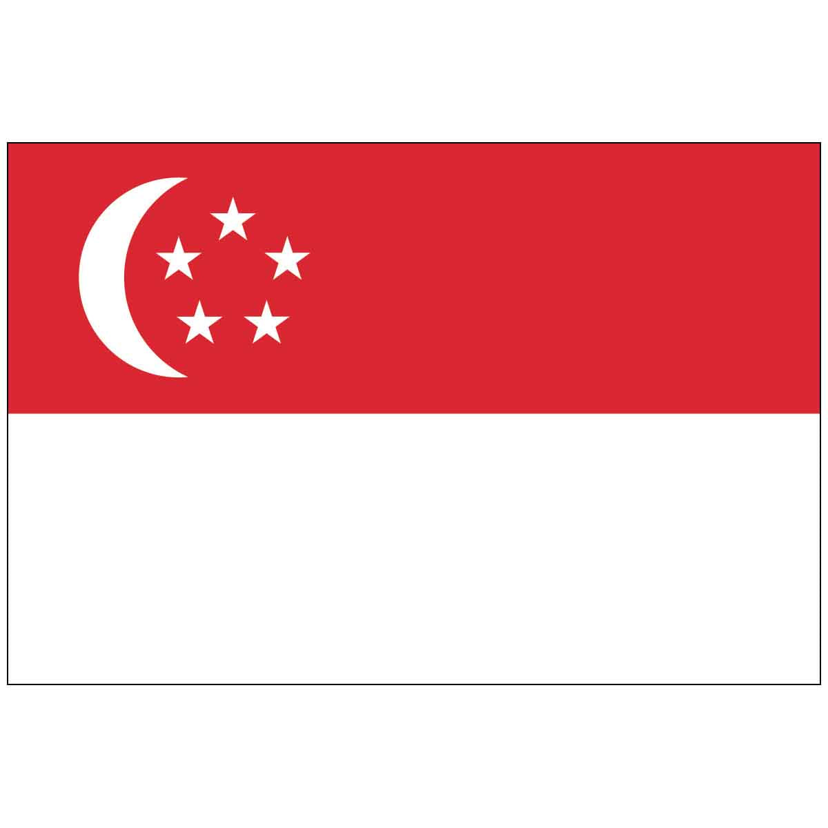 Singapore (UN) World Flag