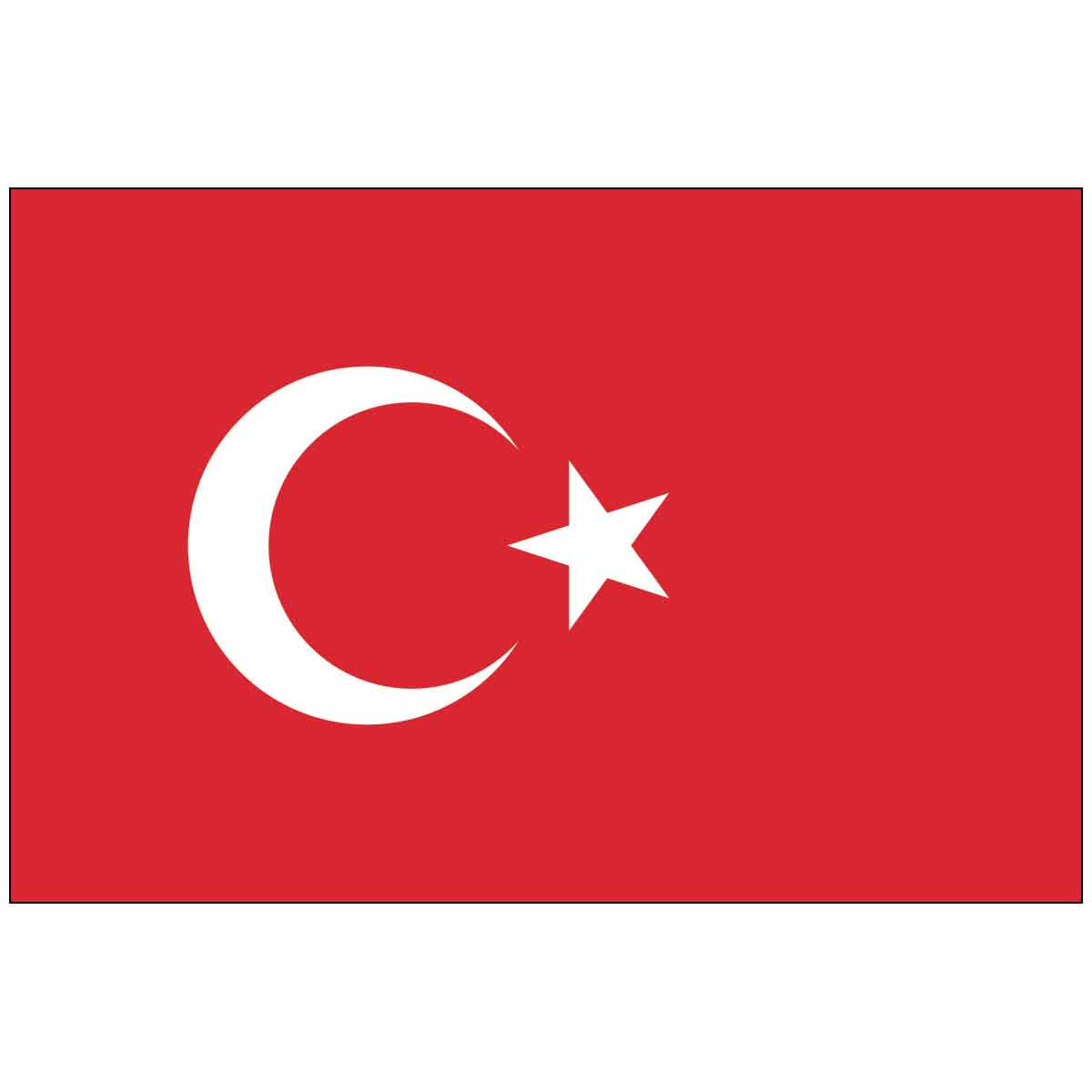 Turkey (UN) World Flag