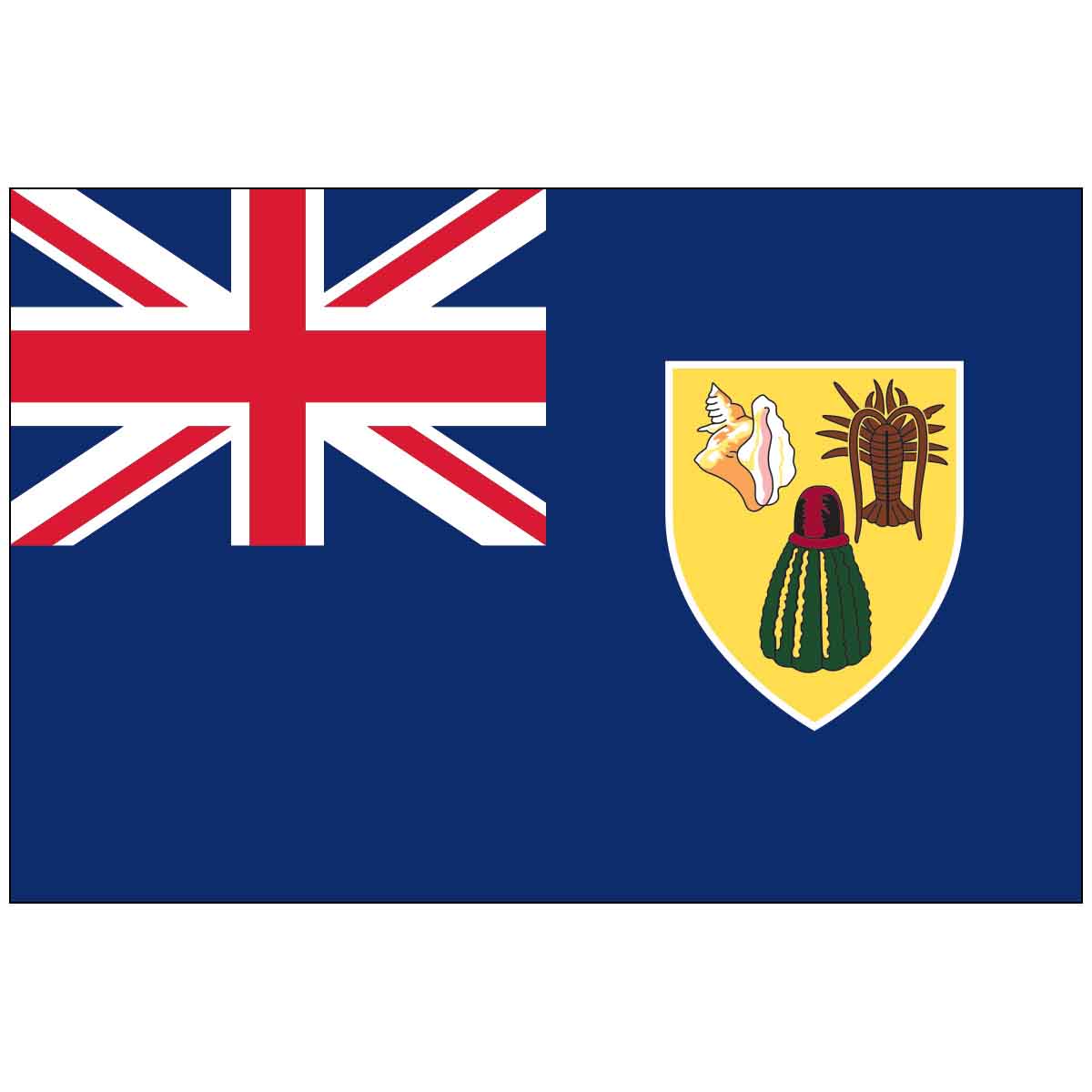Turks and Caicos World Flag