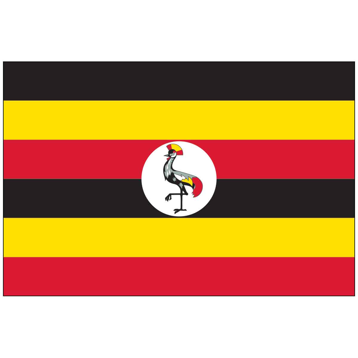 Uganda (UN) World Flag