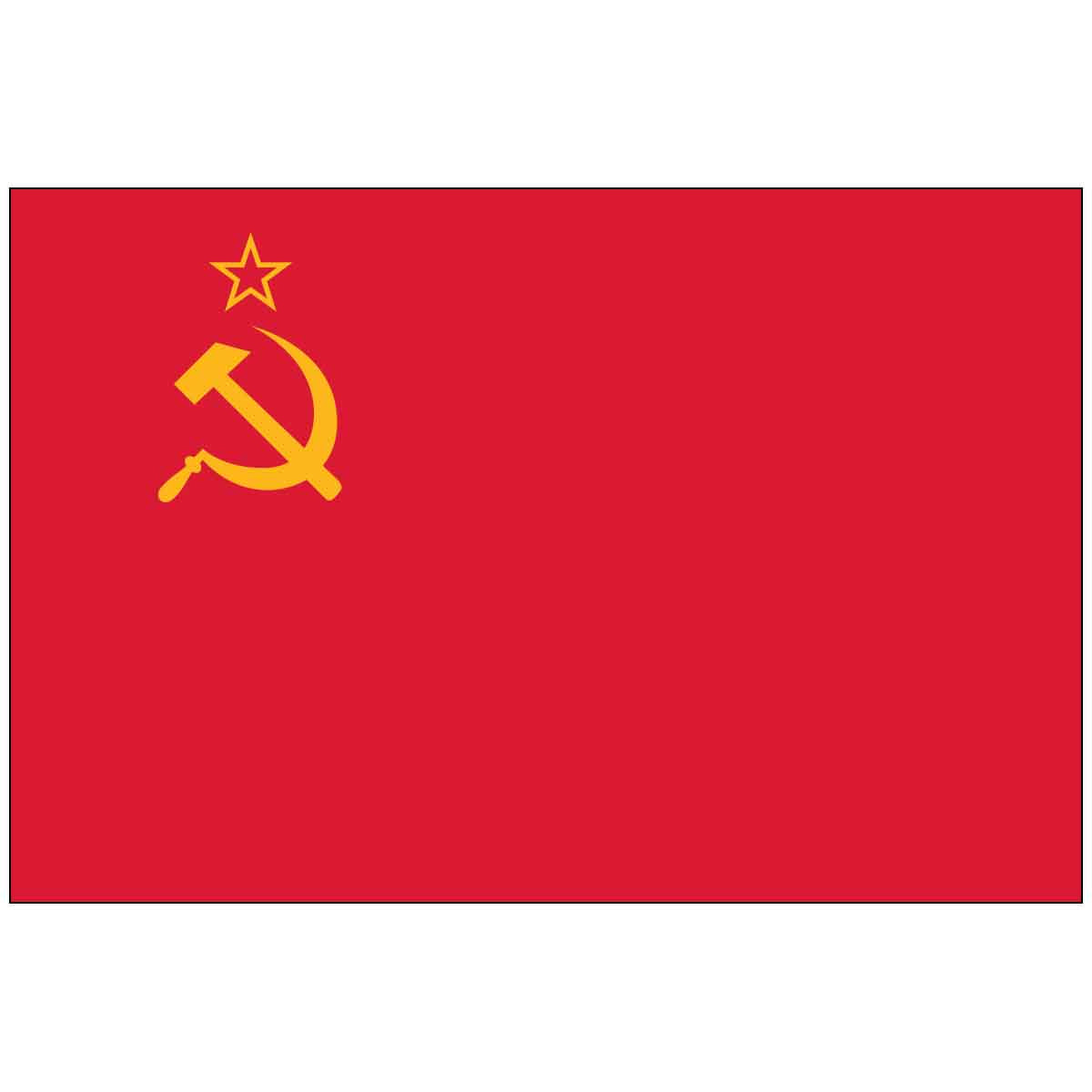 3' x 5' U.S.S.R. (1955-1991) World Flag