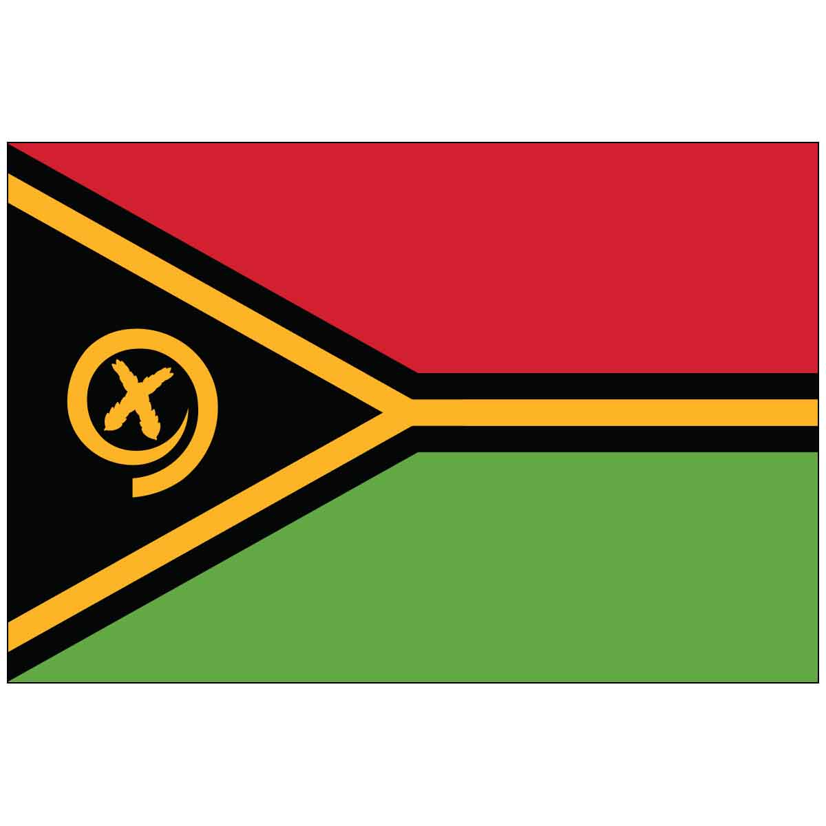 Vanuatu (UN) World Flag