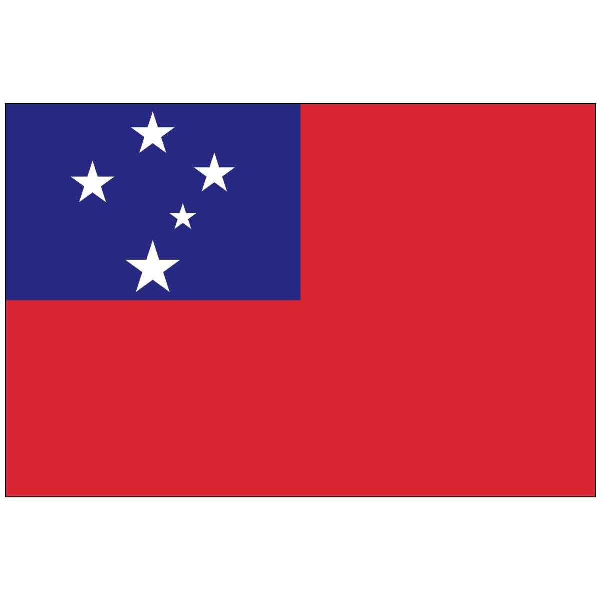 Samoa (UN) World Flag