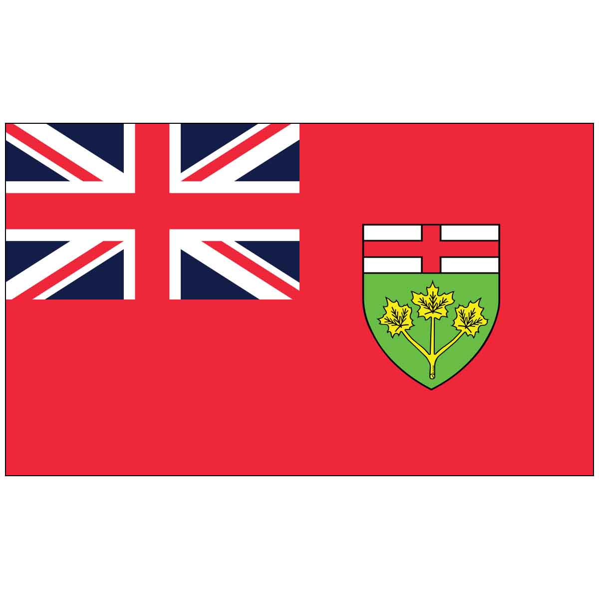 3' x 5' Ontario Nylon Outdoor Canadian Flag
