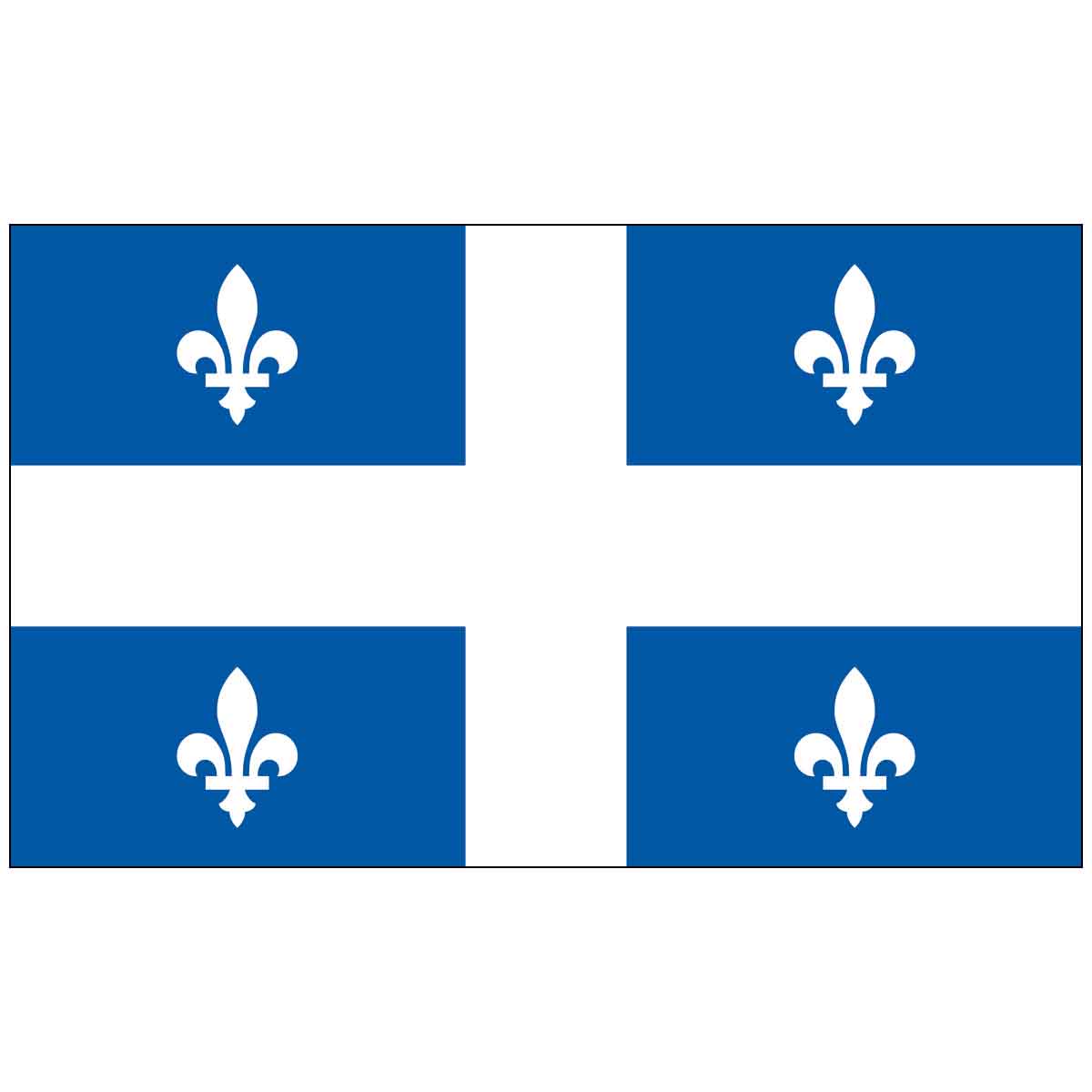3' x 5' Quebec Nylon Outdoor Canadian Flag