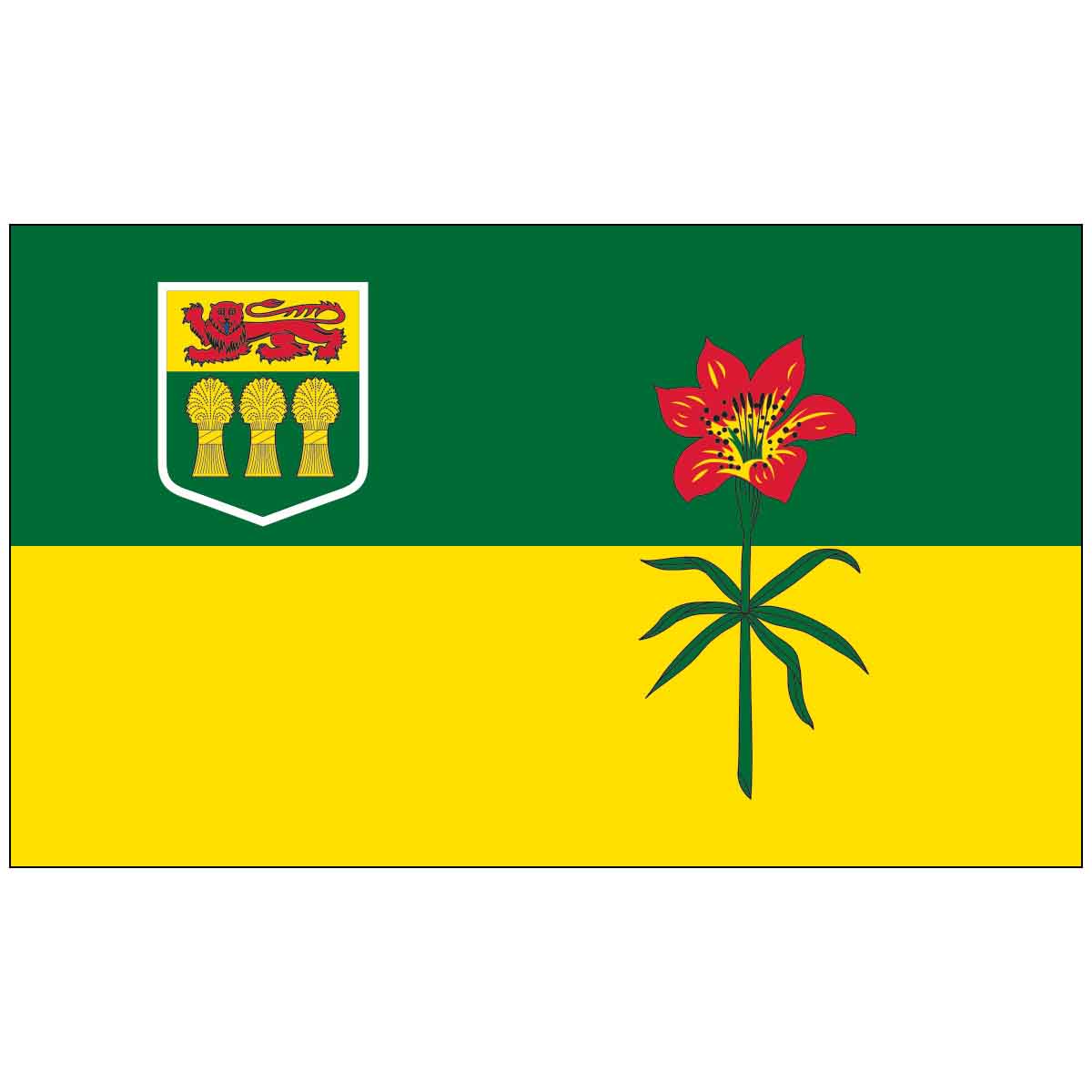 3' x 5' Saskatchewan Nylon Outdoor Canadian Flag