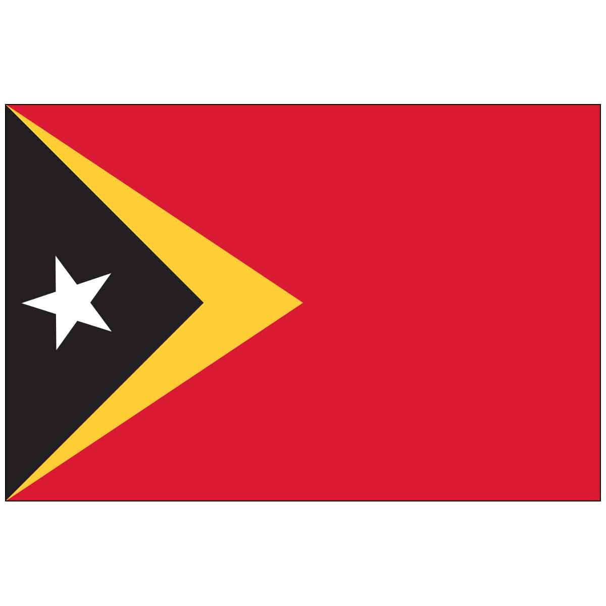 East Timor (UN) World Flag