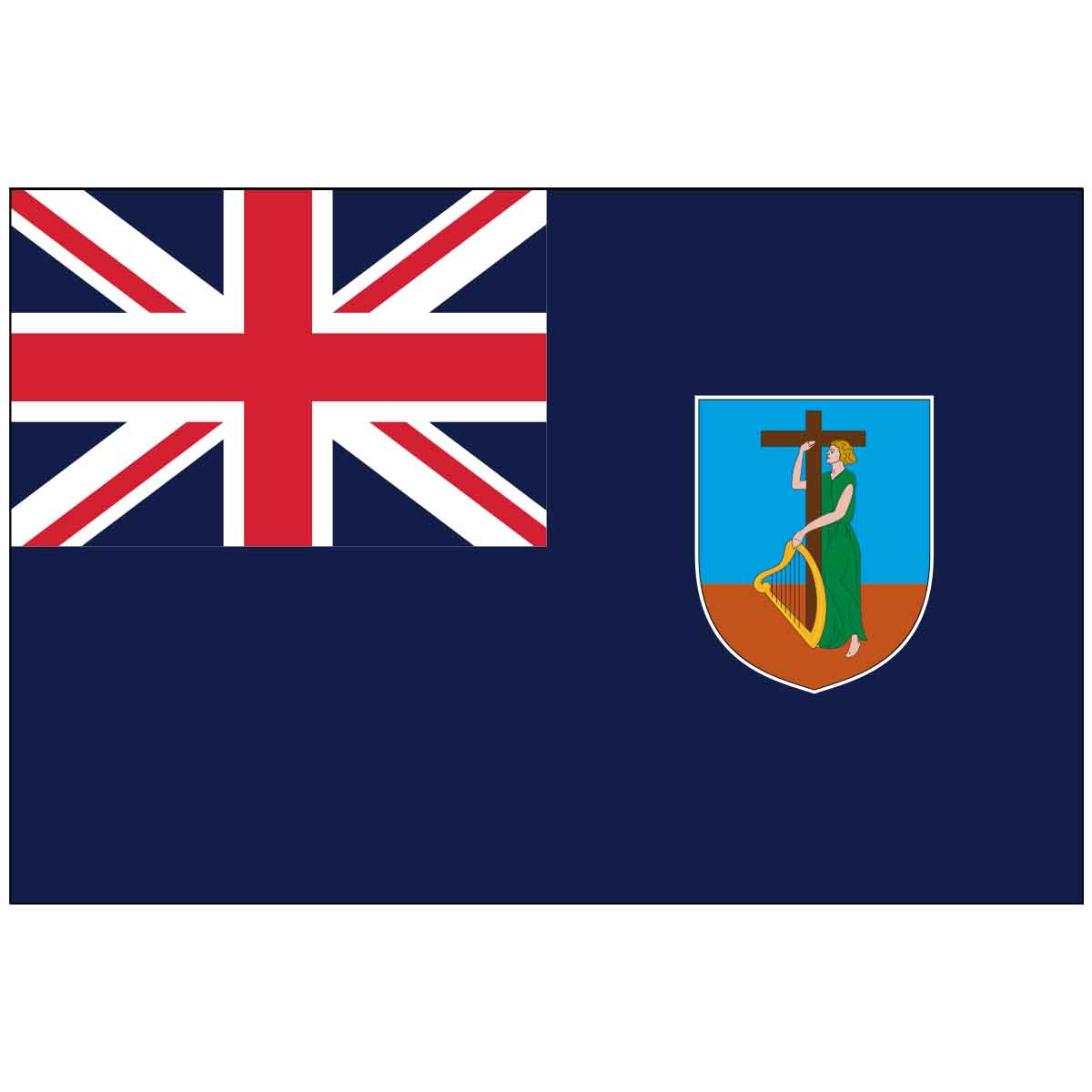 Montserrat World Flag
