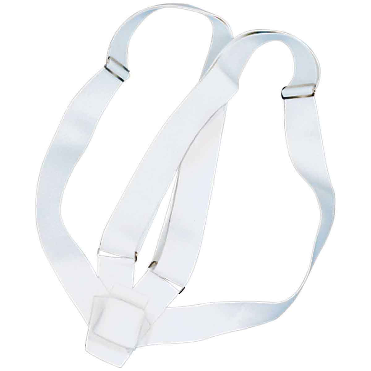 Double Strap White Web Carrying Belt