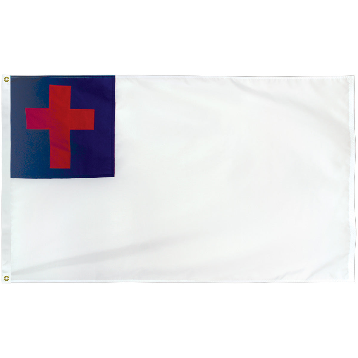Christian Nylon Indoor Flag with no fringe