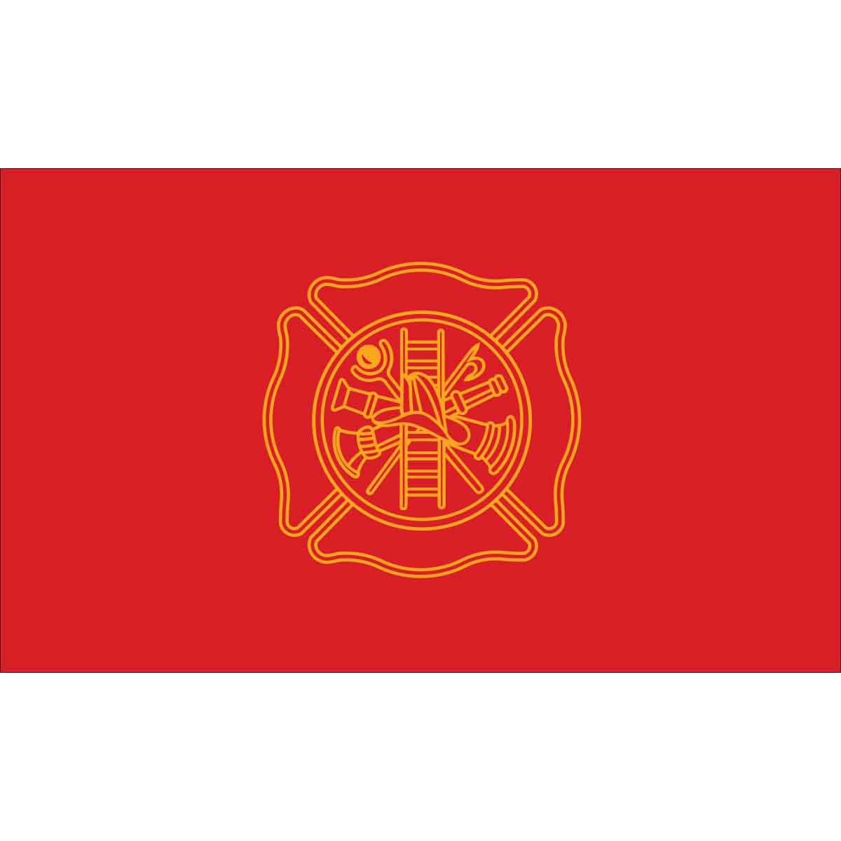 3'  5' Outdoor Firefighters Nylon Flag