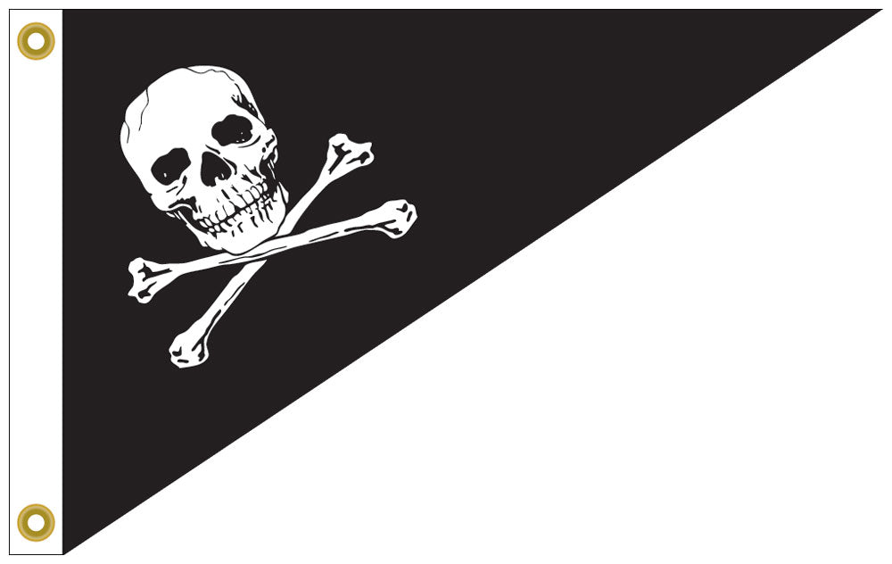 Jolly Roger Outdoor Bow Pennant