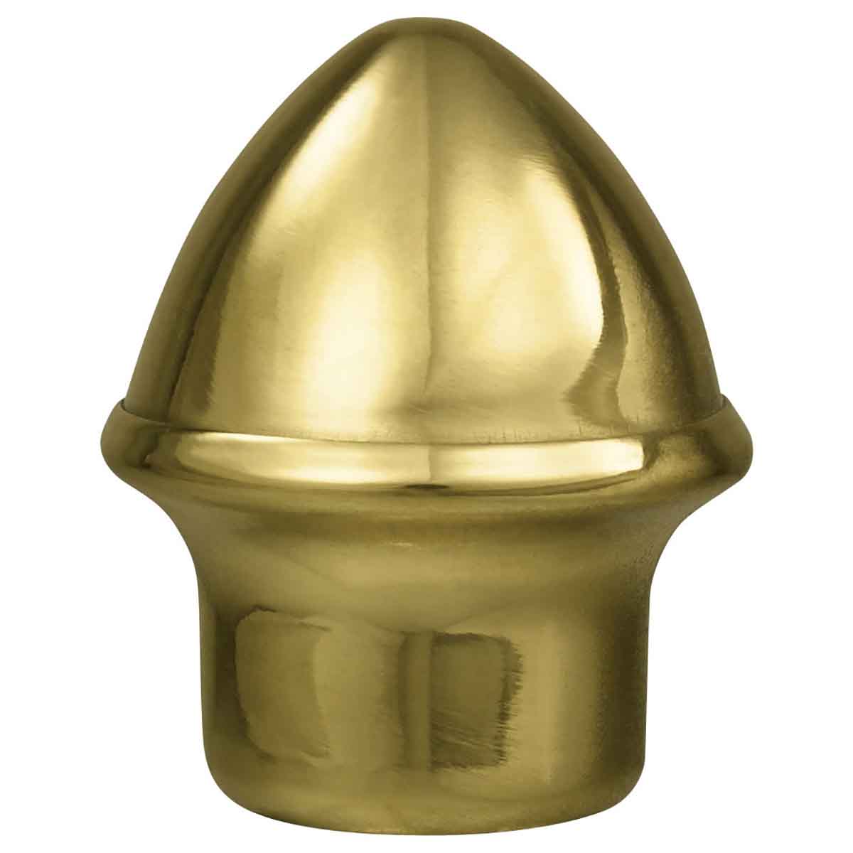 solid brass slip fit acorn
