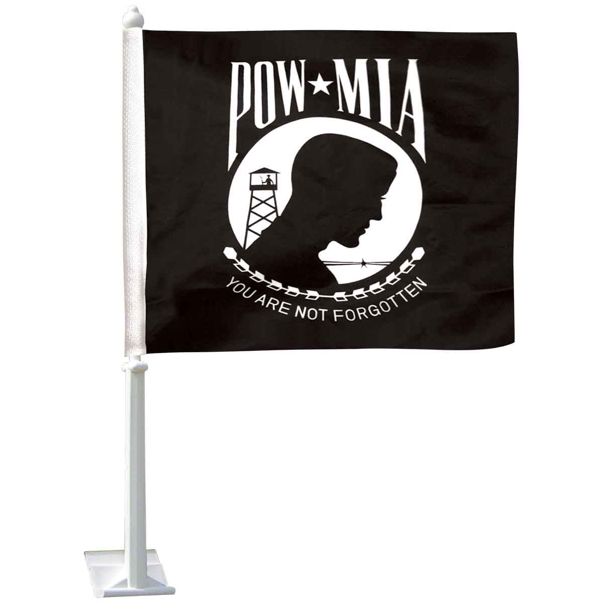 POW-MIA Auto Window Flag