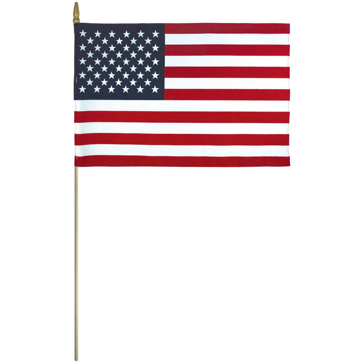 US Mounted Lightweight Cotton Flag